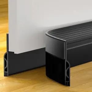 OXRQ 도어 드래프트 스토퍼 바닥 청소용 스윕 풍화 제거 씰 갭 필러 하단 차단기 방음 냉풍 단열재 에너지