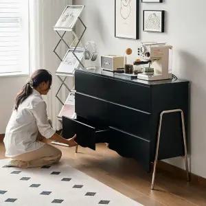 서랍장 3단 와이드서랍장