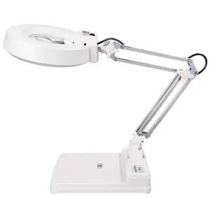 조명확대경 고출력 탁상용 용접 유리 렌즈 램프 정밀 작업 확대경