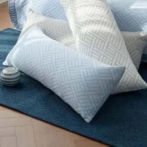 블루 3중직 솜미포함 냉감 커버 바디필로우 듀라론