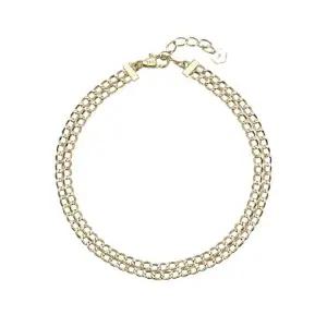 14K 클래식 듀얼 체인 팔찌