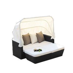 라탄 소파베드 스 방수 스침대 플로어대 리조트 별장 잎새 북유럽 소파 비치베드