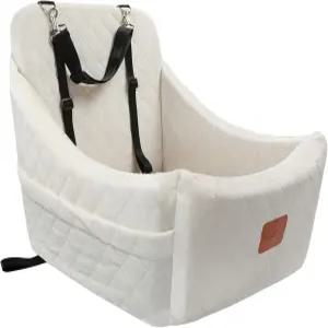 중형견을 위한 WUAIDAGG 반려견 카시트 안전벨트 채널이 있는 반려동물 여행용 카베드 완전히 분리 및 세척