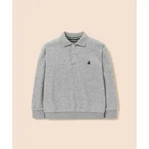 빈폴 키즈 BI6141UE53 [Essential] 요꼬 칼라 스웨트 셔츠 그레이 945654