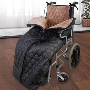 휠체어 담요 무릎 겨울 커버 외출용 방풍 워머 고정 두꺼운 보온 방한