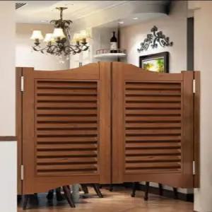 우드 가림막 중문 스윙도어 원목 카우보이문 카페 파티션 자동 닫힘 갤러리 도어