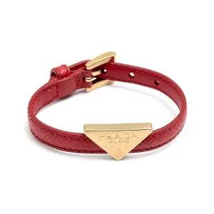 라프리마 [PRADA]  사피아노 삼각로고 브레이슬릿 1IB341-053-F068Z