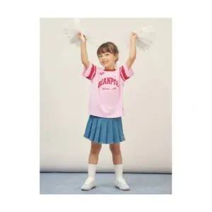 빈폴 키즈 BI5642U93Y BP FOOTBALL CLUB 저지 그래픽 티셔츠 라이트 핑크 946258