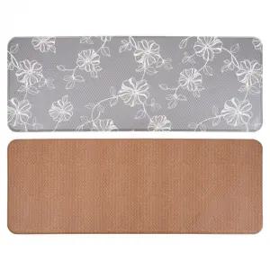 양면 매트 주방 체크 발 씽크대 120X44cm 대