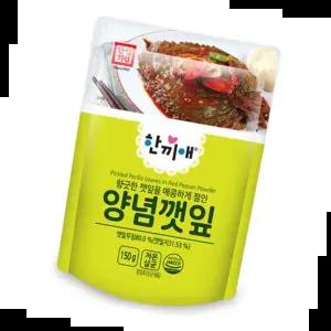 주부 한성 한끼애 양념깻잎 X 150g 5개