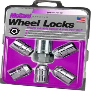 MCGARD 24538 크롬 콘 시트 휠 잠금장치(1/2-20 나사 크기) - 5개 세트