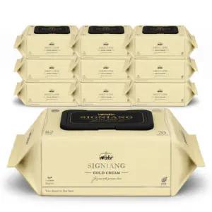 82g고평량 시그니앙 골드크림 20팩 캡형 엠보 70매 아기물티슈