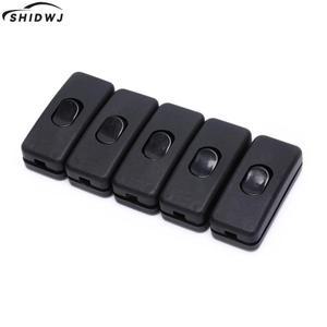 ON/OFF 인라인 스위치 블랙 테이블 램프 데스크 라이트 코드 케이블 110-250V 5 개/몫