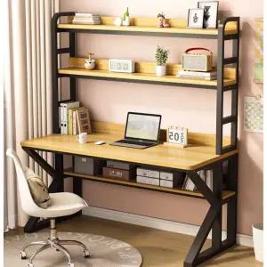 컴퓨터책상세트 학생책장데스크 공부 파티클보드 전면 책상