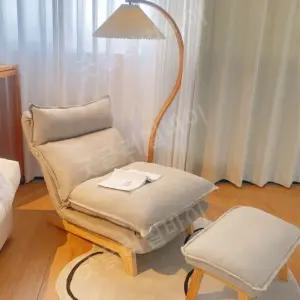 1인 싱글 리클라이너 카키 의자 안락 거실 안락의자 쇼파