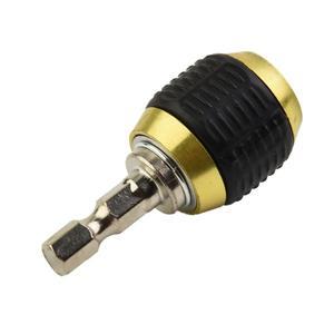 1pc 육각 섕크 연결로드 50mm 열쇠가없는 드릴 척 드라이버 퀵 체인지 컨버터 비트 홀더 어댑터 도구