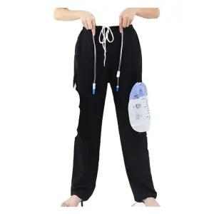 소변 환자 환자복 줄 장루 하의 주머니 가방 배뇨 바지 백