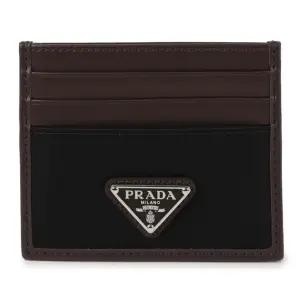 삼각 로고 카드 케이스 2MC025-2DW3-F0002