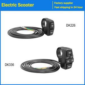 전기 자전거 스쿠터 라이트 스위치 DK226 Ebike 바이크 오토바이 버튼은 방향 지시등 DK336을 제어할 수 있