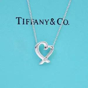 앤코 92.5 피카소 러빙하트 팬던트 목걸이(다이아)