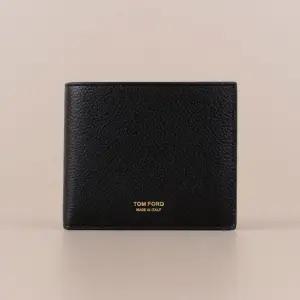 남성 반지갑 블랙 금장 Y0228LCL158GNAA