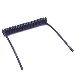 스프링 스파이럴 케이블 2코어 3 4 5 6 8 9 10 12 14코어 0.2mm 1.0mm 와이어 수축 늘릴 수 있습니다