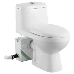 지하 화장실 변기 세트 양변기 오수 싱글로우 분쇄 리프터