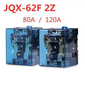 JQX-62F-2Z 2NO 2NC 120A / 80A AC 250V DC28V/24V/36V/48V/110V/220V 110V/220V/380V 코일 DPDT 고전력 릴