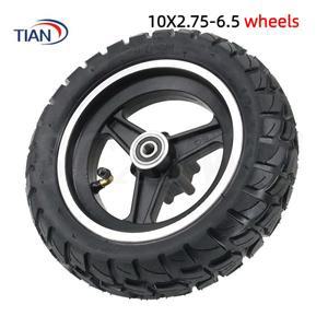 쿠고 쿠키린 G3 전동 스쿠터용 10인치 휠 10x2.75-6.5 튜브리스 타이어 교체