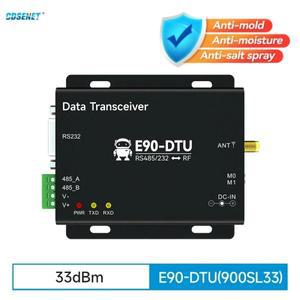Lora 무선 디지털 라디오 CDSENET E90-DTU(900SL33)  33dbm 16KM RS485 RS232 RF RSSI 모드버스 데이터 암