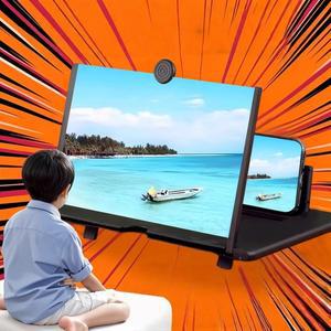 12/10인치 HD 휴대폰 핸드폰 화면 확대기 모바일 폰 홀더 휴대용 스크린 비디오 스탠드 브래킷