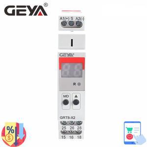 GEYA GRT8-X 디지털 설정 다기능 시간 릴레이 20 16A AC/DC12V-240V 광역 전압
