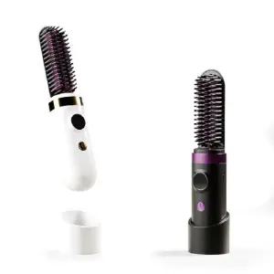 (베)[플라츠] 볼륨업 무선 빗 고데기 파이널(일체형)