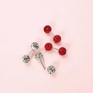 (베)넬]2종]S999 샤이니 스타 큐빅 은침 귀걸이