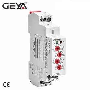 GEYA 비대칭 사이클러 시간 릴레이 AC230V OR AC/DC12V-240V 반복 타이머 0.1s-100days