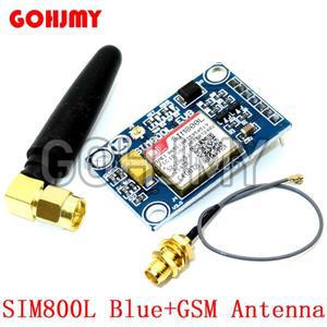 SIM800L GPRS GSM 모듈 마이크로 SIM 카드 코어 쿼드밴드 TTL 시리얼 포트 안테나 PCB 무선 WIFI 보드 (아