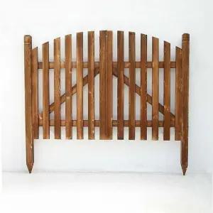 아치형 정원 출입문 울타리형 방부목 대문 입구 문짝