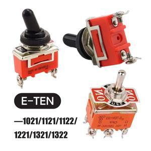 E-TEN 1021/1121/1122/1221/1321/1322 ON OFF 소형 토글 스위치 방수 캡 전원 버튼