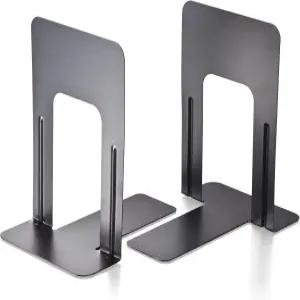 오피스메이트 비스키드 북엔드 9인치 베이스 칩 방지 에나멜 코팅 (93051)