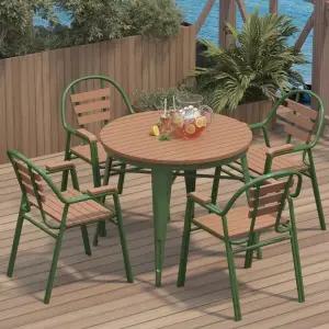 야외 철제 테이블 벤치 편의점 세트 주물 테라스 카페