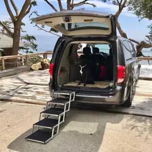개 접는 suv 논슬립 슬개골 애견계단 계단 자동차