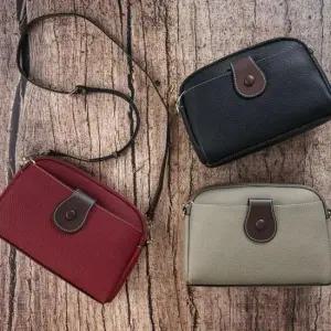 트랜디한 데일리룩 소가죽크로스백 여성 핸드백 숄더