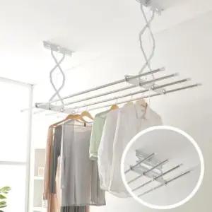 건조대 천장 2단 건조대봉 베란다 천정형 빨래건조대 125cm