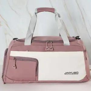 사이드 지퍼 포켓 배색컬러 포인트 여행 보스턴백 여행가방 캠핑가방 운동가방