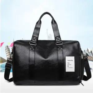 여행용 짐가방 기내용 크로스백 가벼운 운동 보조가방 보스턴백 여행가방 인조가죽