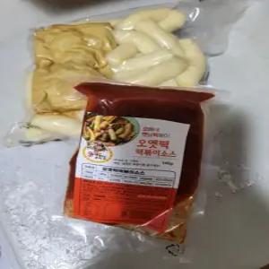 오옛떡 오빠네옛날떡볶이 (떡2인분 어묵2장 선택소스 140g) 2인세트 x2개 기본맛
