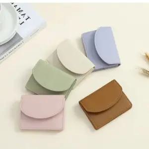 여자 자석 덥개식 미니 카드지갑 인조가죽 동전지갑 지갑형케이스 미니토트백