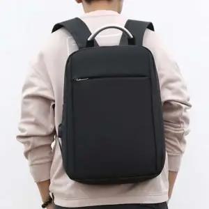 스퀘어 백팩 베이직 남녀공용 등교가방 직장인가방