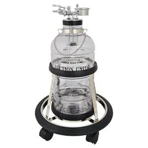 [MMK] 병원 중앙공급실용 석션통 석션병 8000cc (석션통+마개+이동카트)