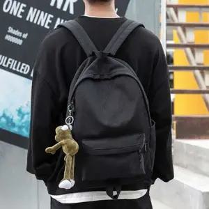 남녀공용 무지 캐주얼 백팩 학생 책가방 출근가방